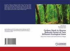 Carbon Stock in Shorea Robusta Forest of Two Different Ecological Zone