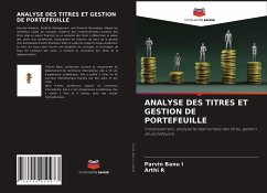 ANALYSE DES TITRES ET GESTION DE PORTEFEUILLE - I, Parvin Banu;R, Arthi