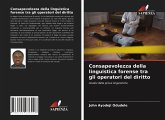 Consapevolezza della linguistica forense tra gli operatori del diritto