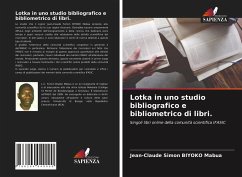 Lotka in uno studio bibliografico e bibliometrico di libri. - BIYOKO Mabua, Jean-Claude Simon