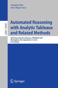 Automated Reasoning with Analytic Tableaux and Related Methods (eBook, PDF)