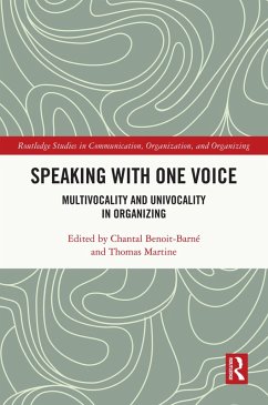 Speaking With One Voice (eBook, ePUB)