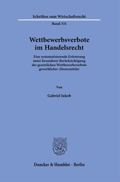 Wettbewerbsverbote im Handelsrecht - Jakob, Gabriel