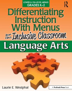 Differentiating Instruction With Menus for the Inclusive Classroom (eBook, PDF) - Westphal, Laurie E.