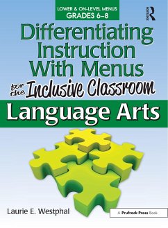 Differentiating Instruction With Menus for the Inclusive Classroom (eBook, PDF) - Westphal, Laurie E.
