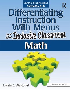 Differentiating Instruction With Menus for the Inclusive Classroom (eBook, ePUB) - Westphal, Laurie E.