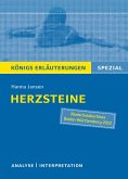 Herzsteine von Hanna Jansen. Königs Erläuterung Spezial (eBook, PDF)