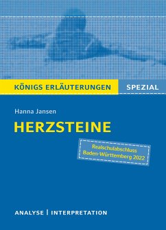 Herzsteine von Hanna Jansen. Königs Erläuterung Spezial (eBook, PDF) - Jansen, Hanna