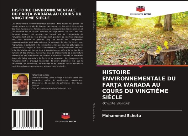 HISTOIRE ENVIRONNEMENTALE DU FAR¿A WÄRÄDA AU COURS DU VINGTIÈME SIÈCLE HISTOIRE ENVIRONNEMENTALE DU FAR¿A WÄRÄDA AU COURS DU VINGTIÈME SIÈCLE