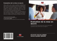 Évaluation de la mise en ¿uvre - EMEKE, Elizabeth Adenike;AJIBADE, Amusa Ayodele