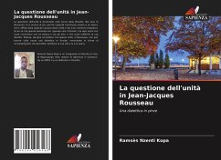 La questione dell'unità in Jean-Jacques Rousseau - Nzenti Kopa, Ramsès
