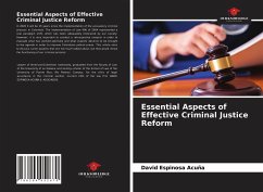 Essential Aspects of Effective Criminal Justice Reform - Espinosa Acuña, David