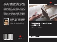 TRANSVERSE OPENING MODULES - Birouk, Nadia