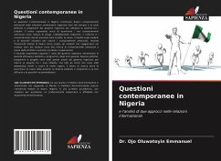 Questioni contemporanee in Nigeria - Emmanuel, Dr. Ojo Oluwatoyin