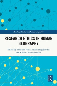 Cover Research Ethics in Human Geography (eBook, PDF)