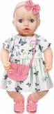 Zapf Creation® 706701 - Baby Annabell Kleid Set, Schmetterlingskleid mit Handtasche und Schuhen, Puppenkleidung für Puppen 43 cm