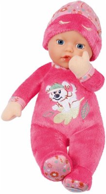Zapf Creation® 833674 - BABY born Sleepy for Babies, pink, Soft-Puppe, waschbar, 30 cm