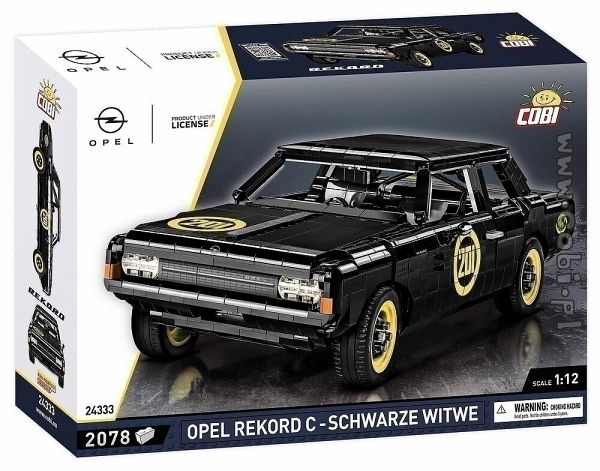 Cobi 24333 Neu 1:12 Opel Record C Schwarze Witwe Youngtimer Collection 