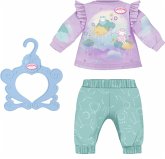 Zapf Creation® 706695 - Baby Annabell, Sweet Dreams Schlafanzug, lila-türkis, für Puppengröße 43 cm
