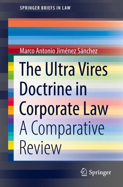 The Ultra Vires Doctrine in Corporate Law - Jiménez Sánchez, Marco Antonio