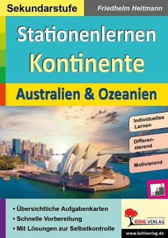 Stationenlernen Kontinente / Australien & Ozeanien - Heitmann, Friedhelm