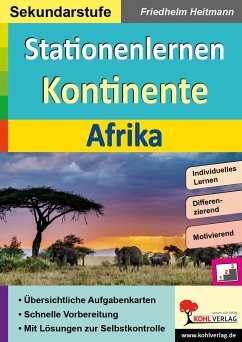 Stationenlernen Kontinente / Afrika - Heitmann, Friedhelm