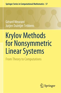 Krylov Methods for Nonsymmetric Linear Systems - Meurant, Gérard;Duintjer Tebbens, Jurjen