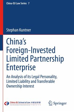 China¿s Foreign-Invested Limited Partnership Enterprise - Kuntner, Stephan