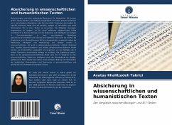 Absicherung in wissenschaftlichen und humanistischen Texten - Khalilzadeh Tabrizi, Ayatay