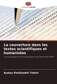 La couverture dans les textes scientifiques et humanistes