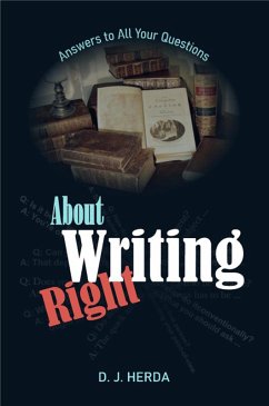 About Writing Right (eBook, ePUB) - Herda, D. J.