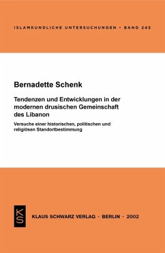 Cover Tendenzen und Entwicklungen in der modernen drusischen Gemeinschaft des Libanon (eBook, PDF)