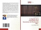 La légalité de la nomination d'un Gouverneur de Province en RDC :