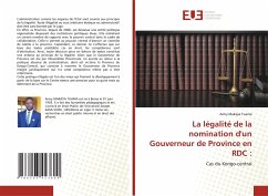 La légalité de la nomination d'un Gouverneur de Province en RDC : - Makaya Tuama, Army