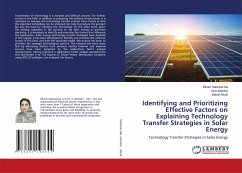Identifying and Prioritizing Effective Factors on Explaining Technology Transfer Strategies in Solar Energy - Salamat Nia, Elham;kalantar, Azin;Afzali, Babak