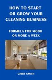 How To Start Or Grow Your Cleaning Business The Fastest Way To Make $1000 A Week (eBook, ePUB)