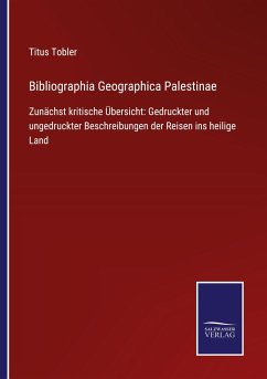 Bibliographia Geographica Palestinae