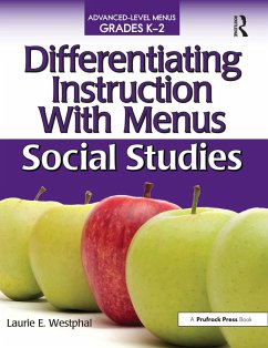 Differentiating Instruction With Menus (eBook, PDF) - Westphal, Laurie E.