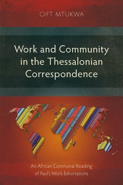 Cover Work and Community in the Thessalonian Correspondence (eBook, ePUB)