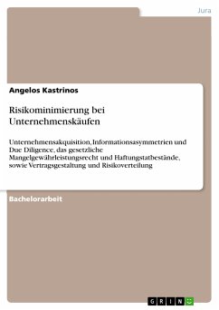 Risikominimierung bei Unternehmenskäufen (eBook, PDF)