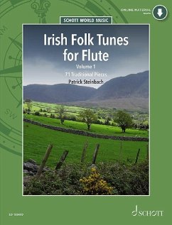 Irish Folk Tunes for Flute-71 Traditional Pieces Flute and Piano, Book/Media Online