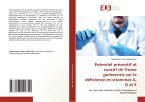 Potentiel préventif et curatif de Trema guineensis sur la déficience en vitamines A, D et E