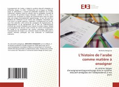 L¿histoire de l¿arabe comme matière à enseigner - Dangoura, Ibrahima