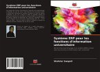 Système ERP pour les fonctions d'information universitaire