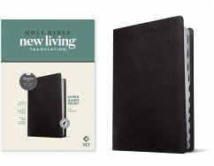 Cover NLT Super Giant Print Bible, Filament Enabled (Leatherlike, Black, Indexed, Red Letter)