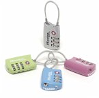 Master Lock Reiseschloß 4688EURD Zahlenkombination TSA farbl sort