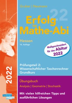 Cover Erfolg im Mathe-Abi 2022 Hessen Grundkurs Prüfungsteil 2: Wissenschaftlicher Taschenrechner