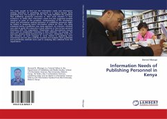 Cover Information Needs of Publishing Personnel in Kenya