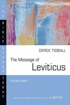 The Message of Leviticus - Tidball, Derek
