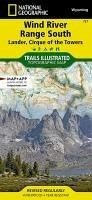 Cover Wind River Range South Map [Lander, Cirque of the Towers]